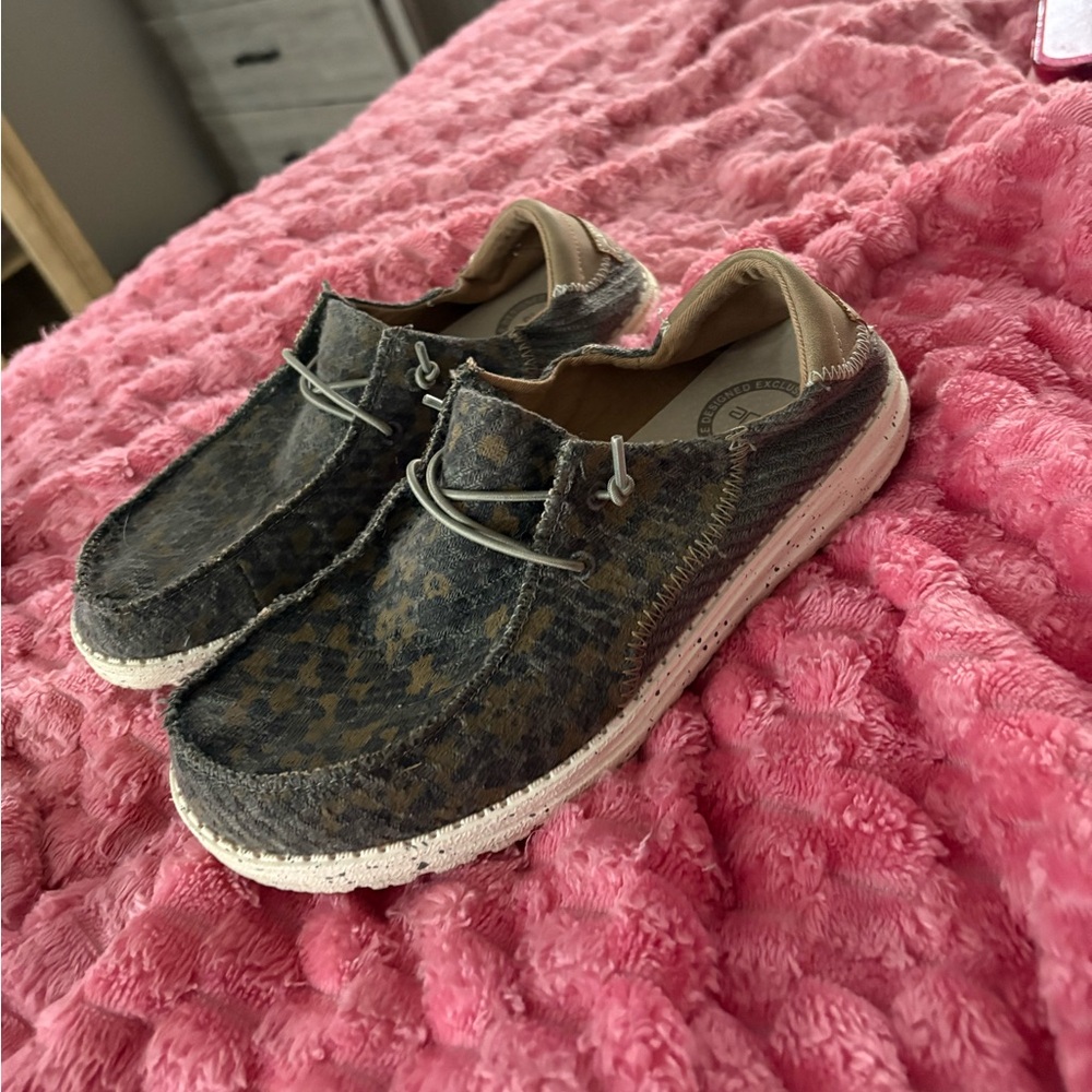 Hey Dude Leopard Print Women's